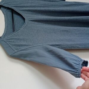 Poetry hemp and cotton blouse